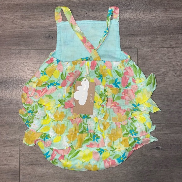 Angel Dear Springtime Tulips Sunsuit - Picture 4 of 6